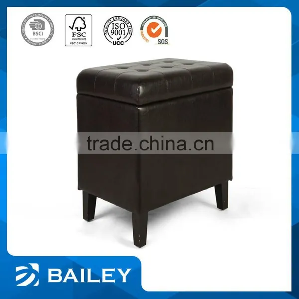 Popular Pouf Pictures Wood Sofa Furniture Quality Choice