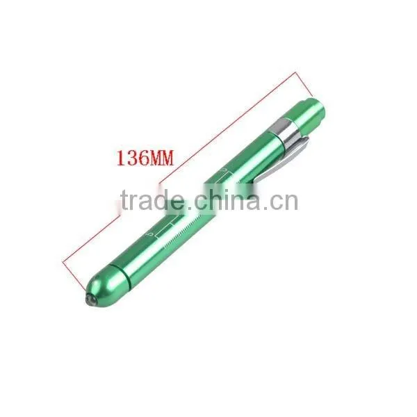 Small Aluminium Flash Light Yellow Light Medical LED Pen Light photo-2