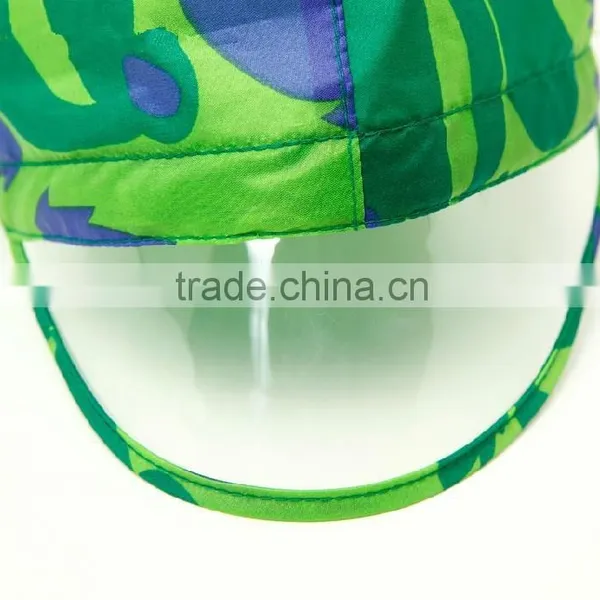 Fashion Student Long Green Transparent Brim Raincoat With Backpack Place photo-4