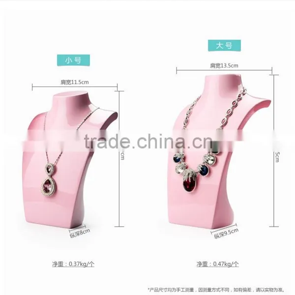 2016 New Resin Paint Like Jewelry Display Props Model Neck Neck Mode Display Shelf RX004 photo-2