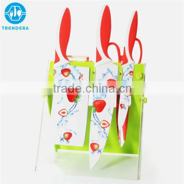 Promotional Cheap Price Printed Color 420 Stainless Steel Knife photo-6