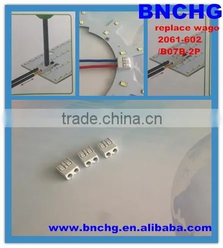 Cheap Replace Wago 2061-602/998-404 Female Gender Lamp Pcb Connectors Wago 2061 Series 6.0mm photo-3