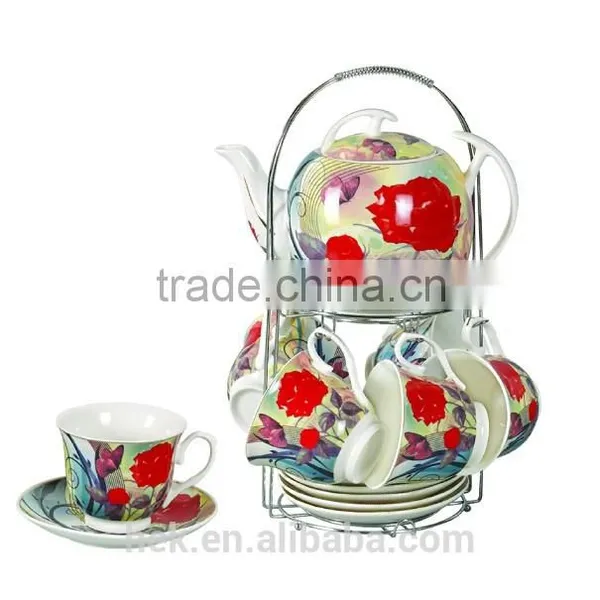 Flower Bone China Tea Set photo-5