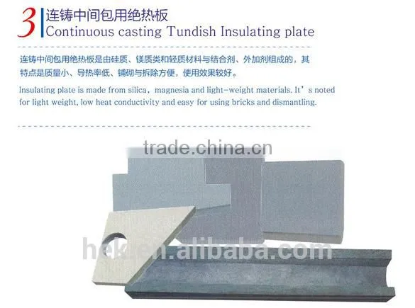 Continuous Casting Tundish Insulating Plate photo-2