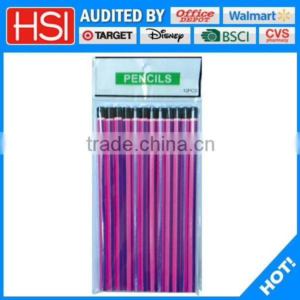 Black Lead Customized Logo Printed Pencil