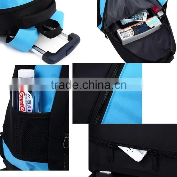 China New Style Wheeled Backpack School Trolley Bags BB021 photo-6