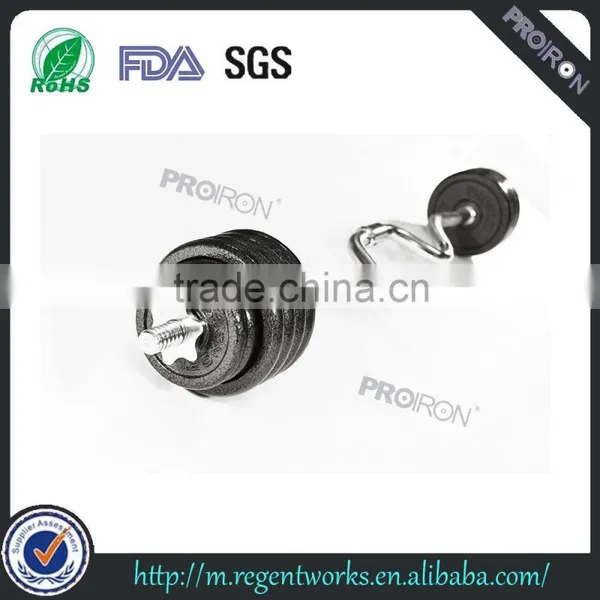Free Gym Workout Exercise Fitness Plates Barbell Weight Lifting Set photo-6