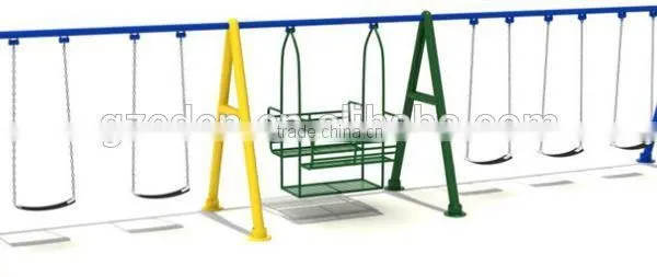 Hot Sale Garden Wrought Iron Swing Frame photo-6