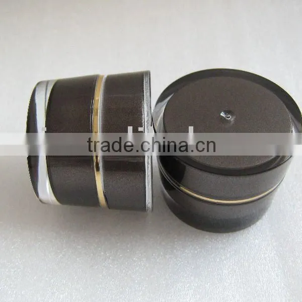 5g Sample Mini Black Bottle Cosmetic Apackaging