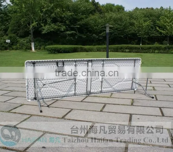 240cm Plastic Folding in Half Table for Restaurant and Hotel/office Table for Meeting or Study photo-3