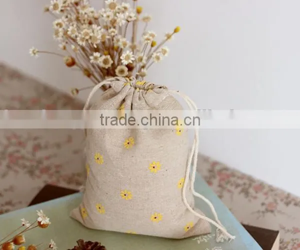 Cheap Linen Fabric Pouch,Linen Cosmetic Bags Wholesale