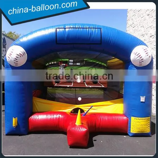 Funny Baseball Inflatable Homerun Game/ Body Inflation Games/ Inflatable Baseball Game
