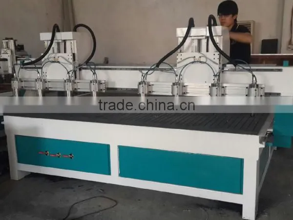 One Head Eight Spindle Hollow Relief Embossment Carving Machine photo-2