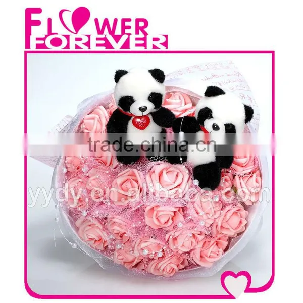 Adorable Plush Toy Bouquet Wedding Gifts Panda