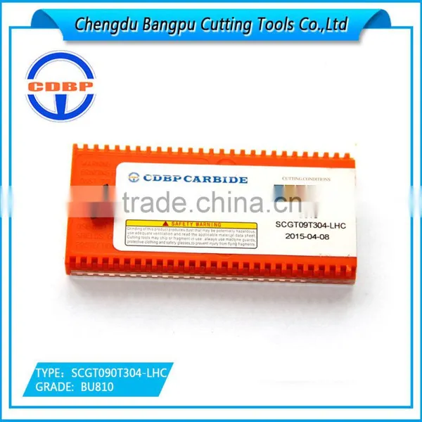 Carbide Turning Insert SCGT09T304-LHC BU810 for Aluminum Finishing photo-5