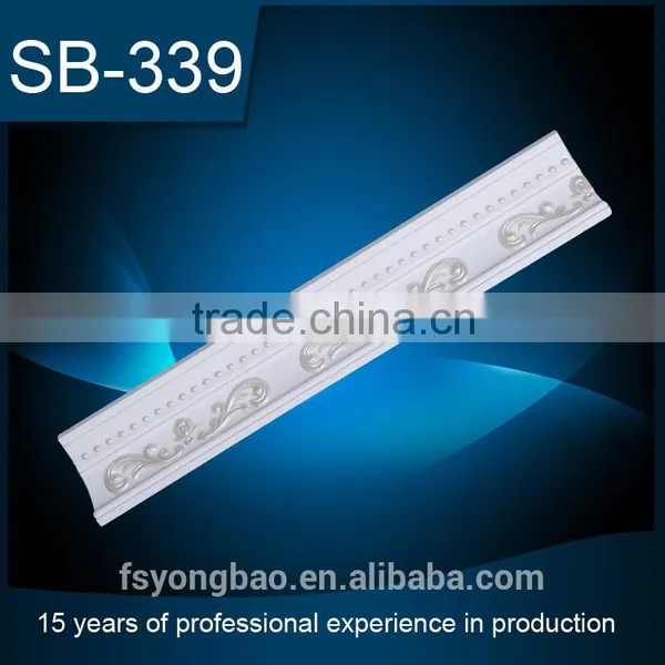 Fashion Silver Gypsum Ceiling Cornice