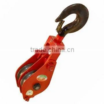 Construction Industrial Tool Spring Hook Chain Snatch Pulley photo-2