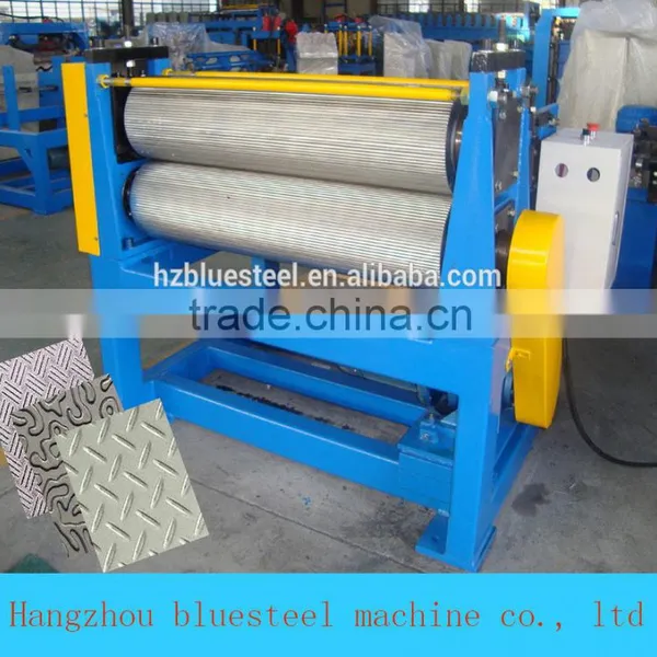 Aluminium Metal Plate Pattern Embossing Machine