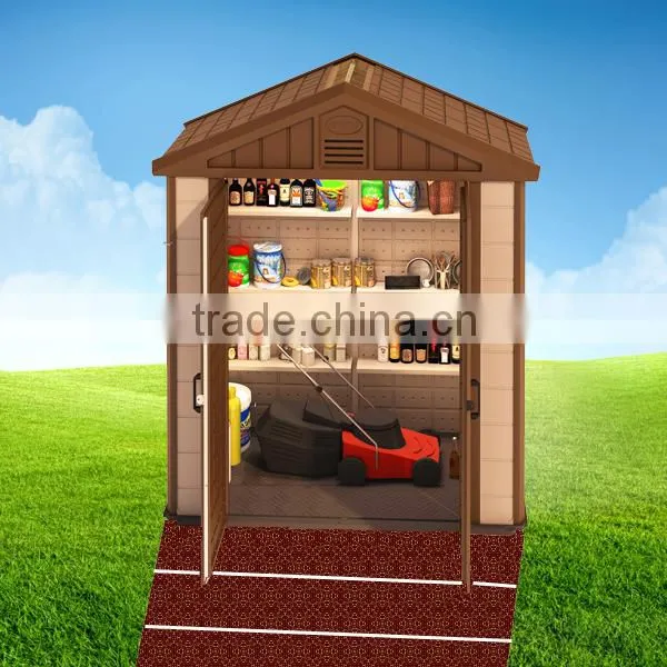 Removal and Easy Assembly Plastic Garden Shed