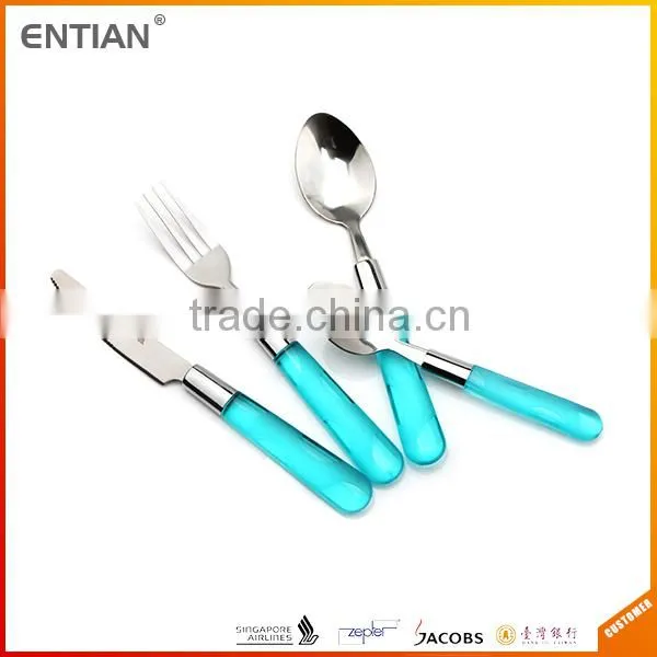 Cutlery Sets With Plastic Handles, Set of Cutlery, Plastic Metallic Cutlery