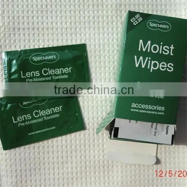Individually Wrapped Lens Cleaner, Eyeglass Cloth, Wet Tissue, Wet Wipe photo-5