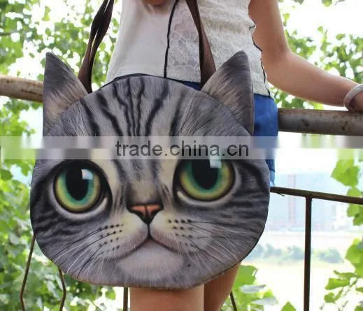 Aimigou Cute Cat Dog Face Purse/cat Face Handbags /cat Face Pillows Wholesale photo-5