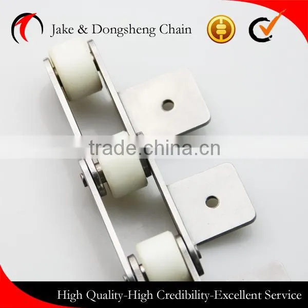 Duble Pitch Plastic Chains Conveyor SUS Chains With Attachments & Large Rollers photo-4