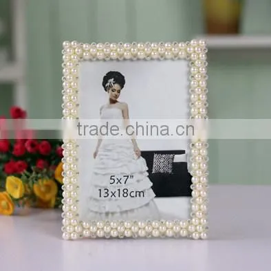 Europe Style Fancy 5x7 Resin Pearl Photo Frame Factory Direct Sale photo-5