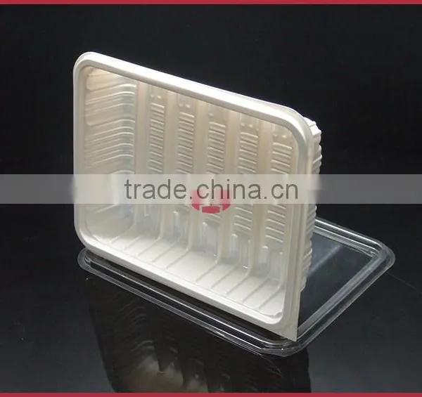 Custom APET Plastic Food Container With Lid Frozen Food Box Packaging XS-CYJ-001 photo-5