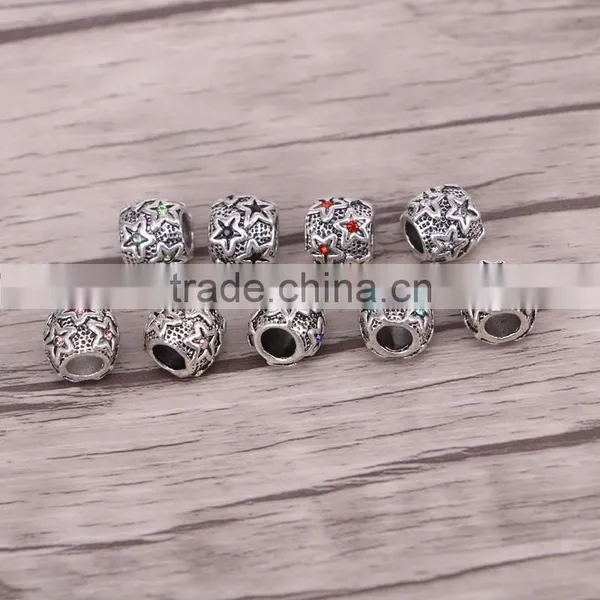 5.0mm Hole Big Hole Women Men DIY Loose Beads Fit For Bracelet Necklace Chain photo-2
