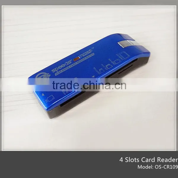 Promotional Custom Logo All In1 Usb 2.0 Card Reader With 4 Slots(OS-CR109) photo-5