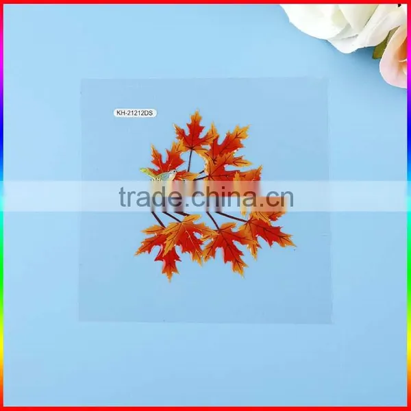 Beautiful Flowers PVC Stickers, Crystal Vinyl Stickers photo-2
