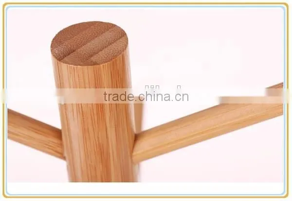 HJ-0003 Bamboo Kitchen Usage Display Hanging Rack for Hanging photo-4