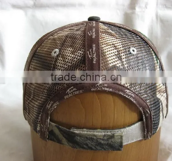 Hot Brown Camo Baseball Cap and Custom Camo Baseball Cap photo-3