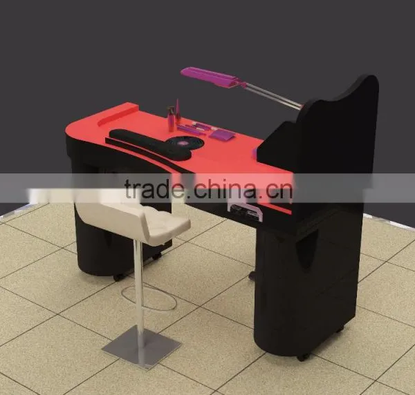 New Design Black Manicure Table Nail Salon Table photo-2