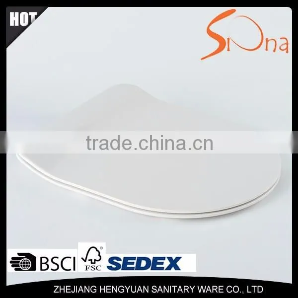 SKATE high quality duroplast white quick release slow close U type toilet seat scale