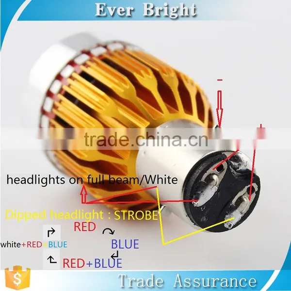 H6 Motorcycle Led Strobe Light 9W With High/low Beam Led Motorcycle Lights photo-2