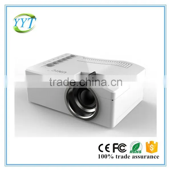 New Small LED Projector Support AV USB SD HDMI IR , Mini Projector with battery UC18