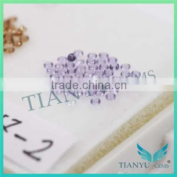 Free Samples Wholesale Nano Sital Gemstone for Jewelry Synthetic #114 Round Brilliant Cut Gems Stone Price photo-3