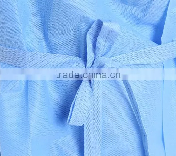 ECOMA Sterile Disposable Standard Surgical Gown, Blue photo-4