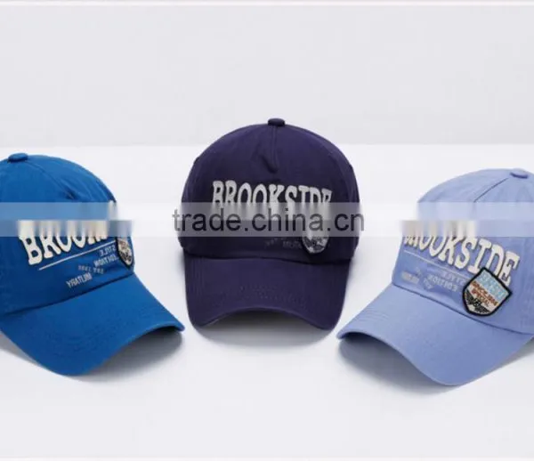Custom Logo High Quality Flat Embroidery Washed Sports Caps photo-3
