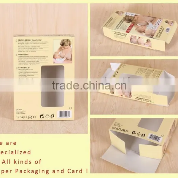 High Quality Folding Coated Paper Lingerie Packaging Box photo-3