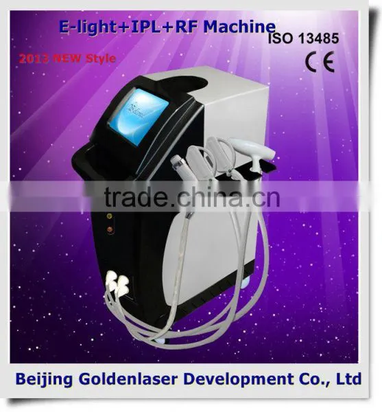 2013 New Style E-light+IPL+RF Machine Www.golden-laser.org/ Hair Removal Wax Strips