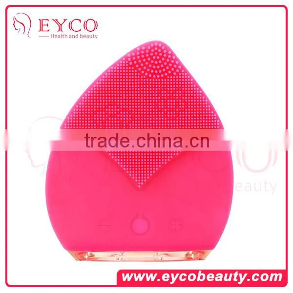 Natural Silicone Electric Facial Cleansing Brush Rechargeable Face Cleaning for Face SPA Skin Care Face Massage photo-6