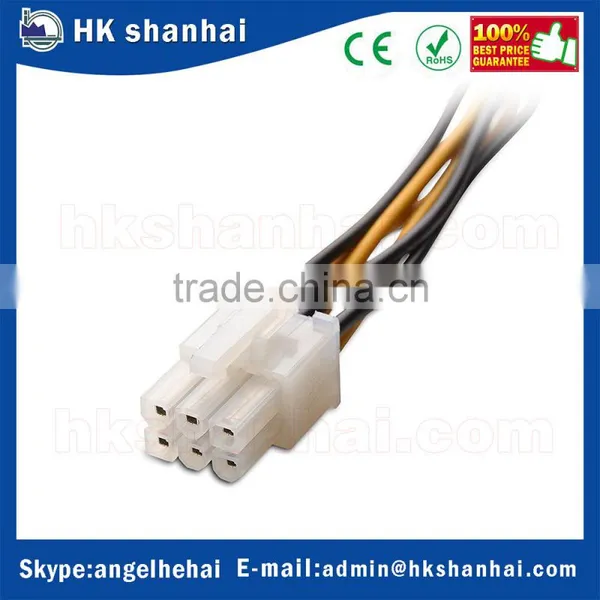 Trend 2017 Low Price Video Graphics Card 6 Pin PCIE to 2x 4 Pin Molex LP4 Power Cable PCI Express Power Splitter Adapter Cable photo-3