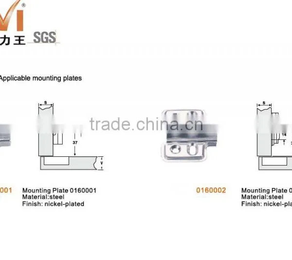 Furniture Hinges With 35mm Cup All Steel Cabinet Door Concealed Hinges photo-2