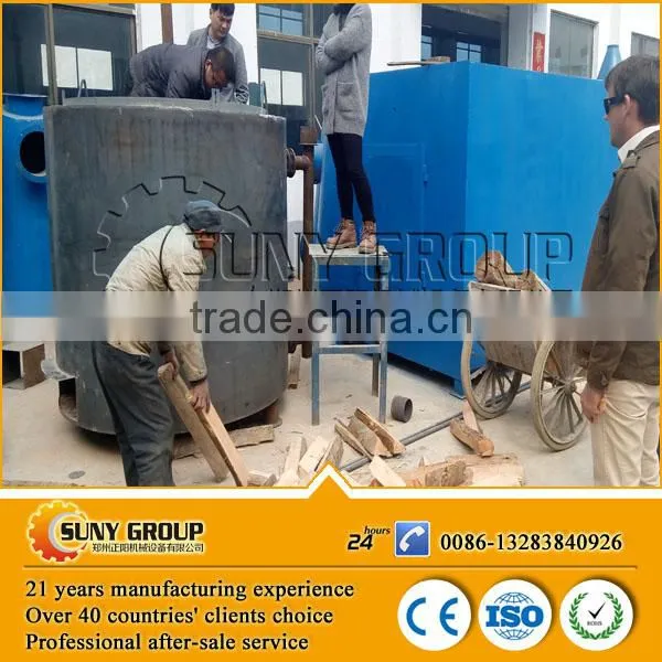 CE Approved Bio Fuel Wood Log Carbonize Machine for Sale photo-2