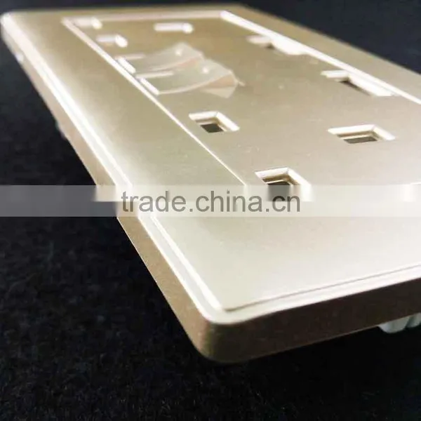 Electric Socket With Usb Port Plug Usb Wall Socket uk Plug Outlets photo-5