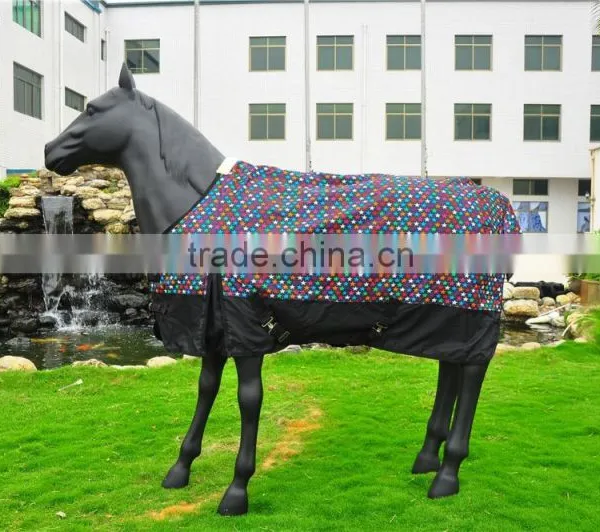 Fashion Polyester Heavy Turn Out Saddlery Winter Horse Rug photo-3