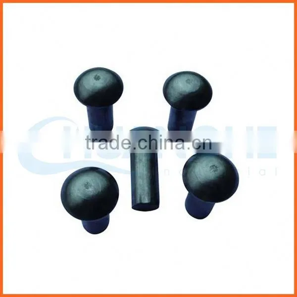 High Quality Round Head Brass Semi Hollow Rivet photo-3